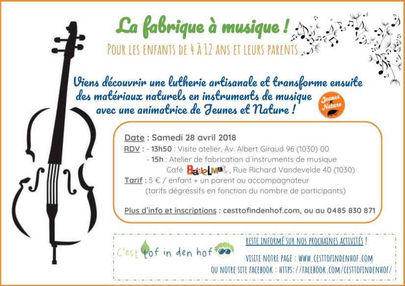 Pub atelier musique